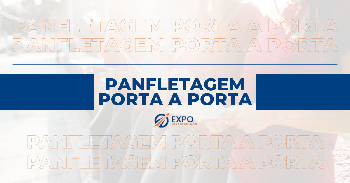 panfletagem porta a porta