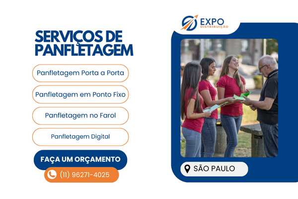 serviços de panfletagem 