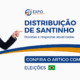 distribuição de santinhos