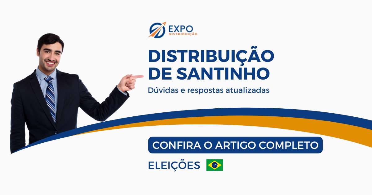 distribuição de santinhos