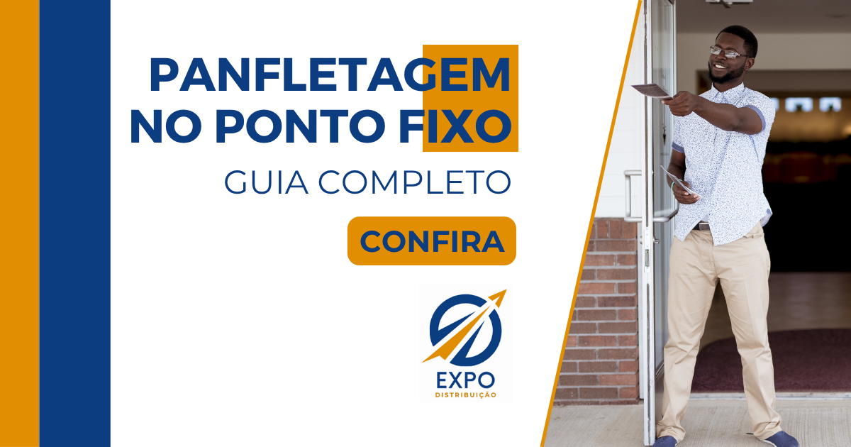 panfletagem no ponto fixo